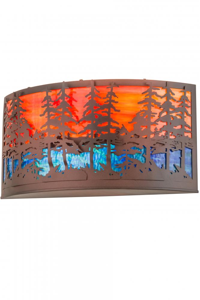 24&#34;W Tall Pines Wall Sconce