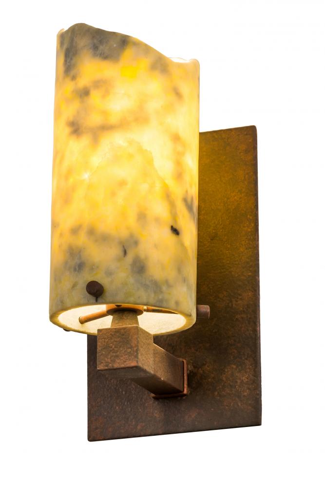 4.5&#34;W Cilindro Jadestone Wall Sconce