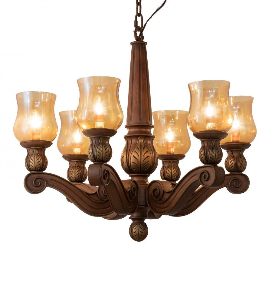 30&#34; Wide Kendall 6 Light Chandelier