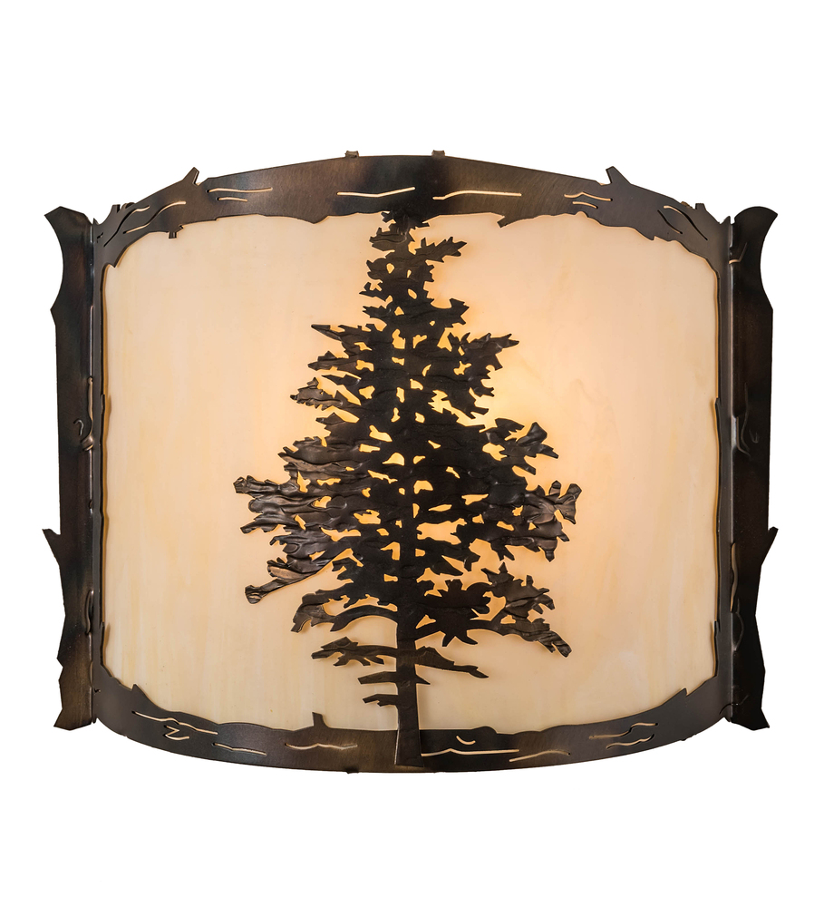 12&#34; Wide Tamarack Wall Sconce