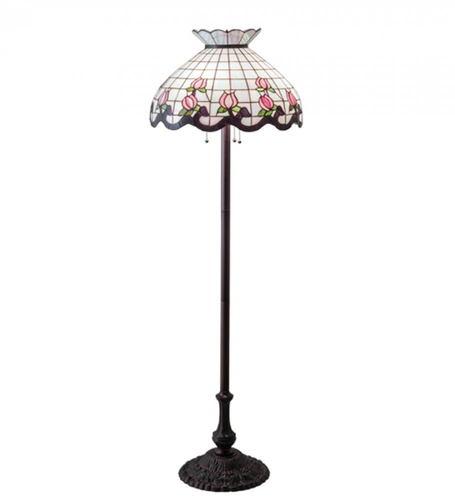 62&#34; High Roseborder Floor Lamp