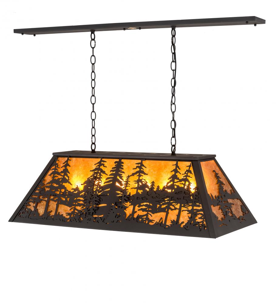 36&#34; Long Tall Pines Oblong Pendant