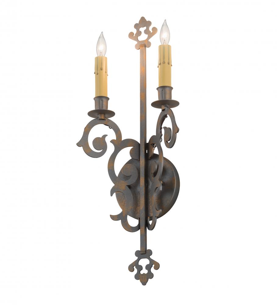 8&#34;W Aneila 2 LT Wall Sconce