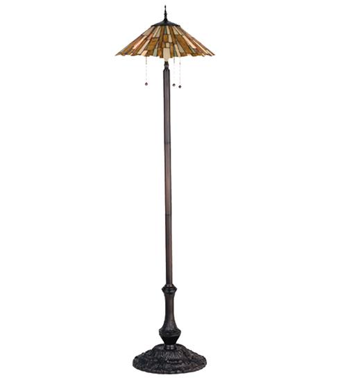 63&#34;H Delta Jadestone Floor Lamp