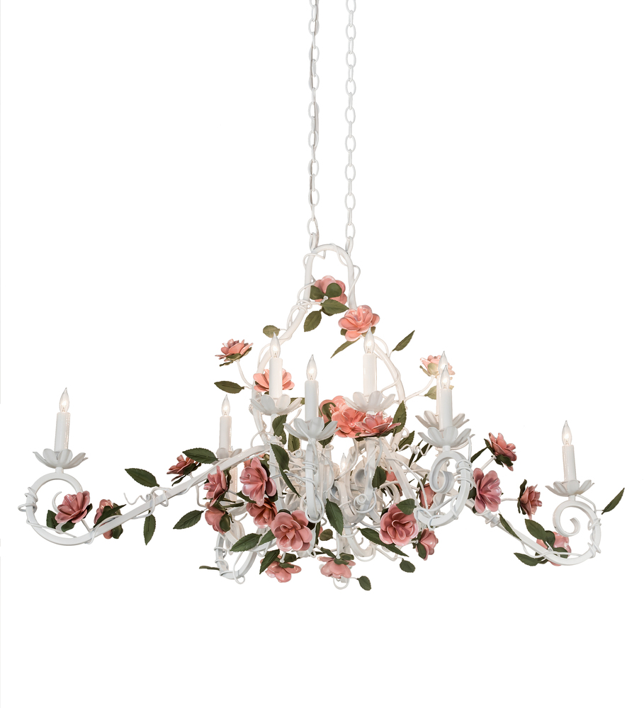 48&#34;L Symphony Rose Basket Chandelier