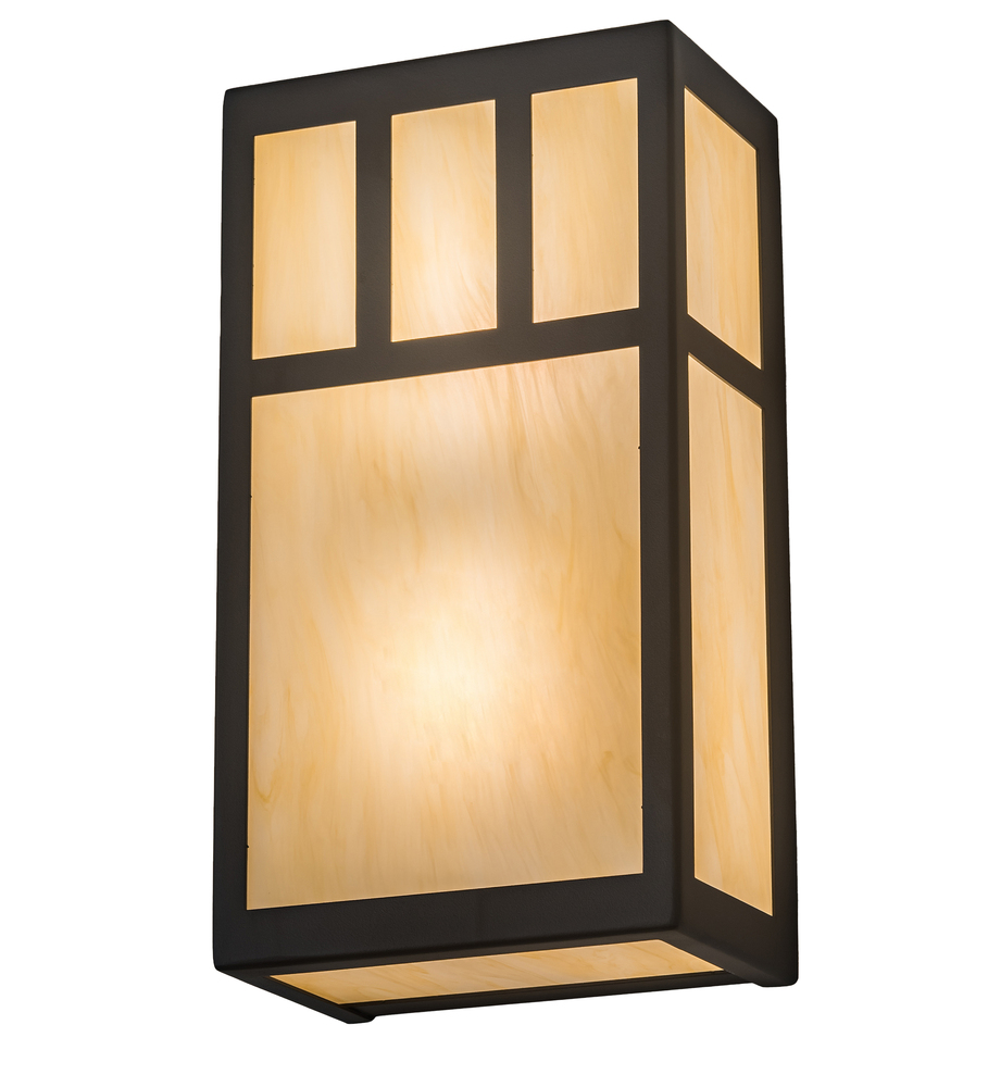 6.5&#34; Wide Hyde Park Double Bar Mission Wall Sconce