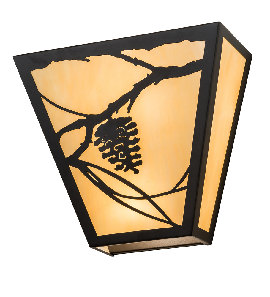 13&#34; Wide Whispering Pines Wall Sconce