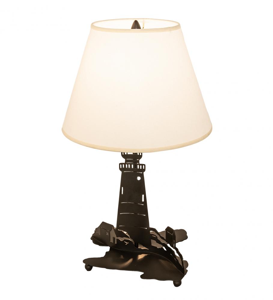 22&#34; High Lighthouse Double Lit Table Lamp