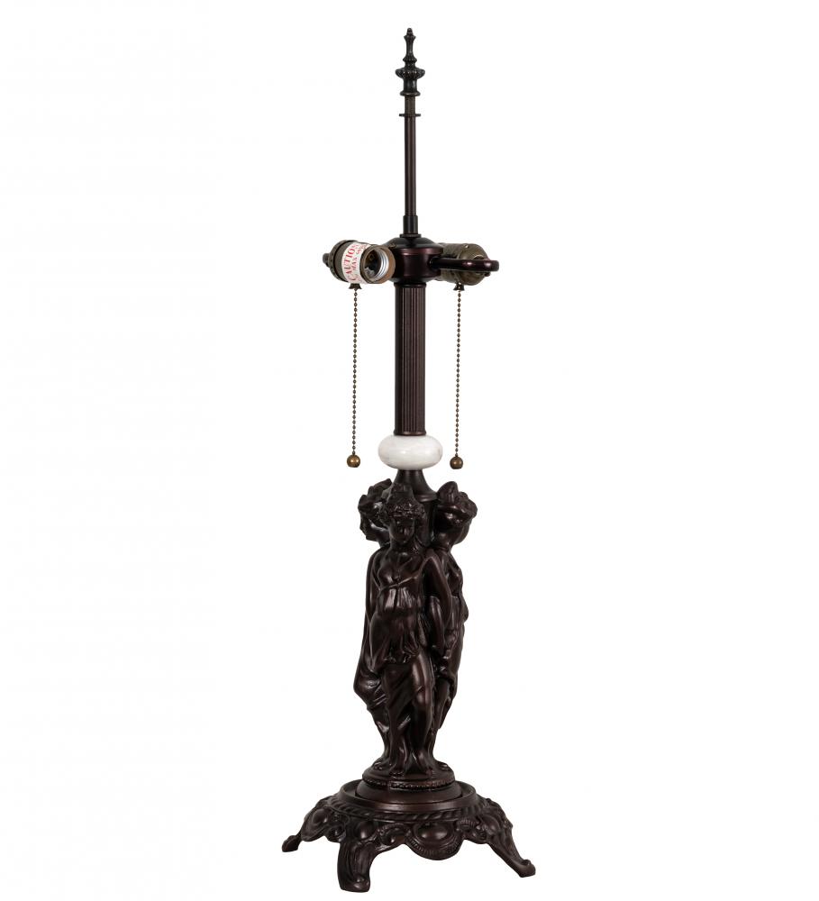 28&#34; High 3 Graces 2 Light Table Base