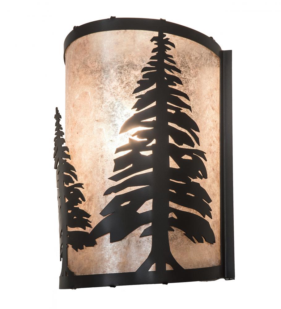 8&#34; Wide Tall Pines Wall Sconce