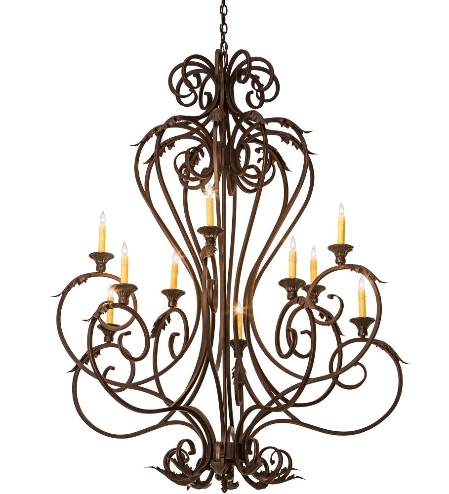 48&#34; Wide Josephine 10 Light Chandelier