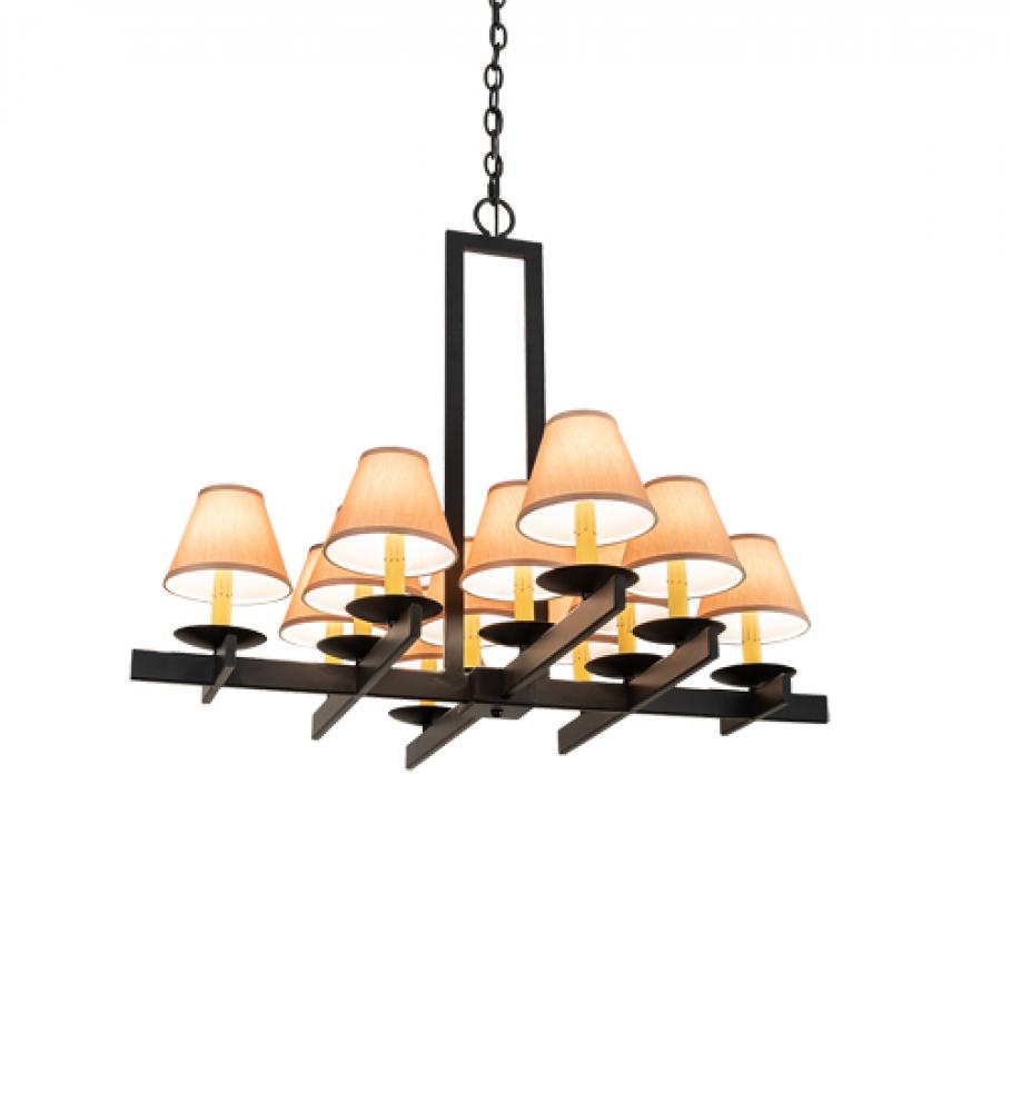 36&#34; Wide Dante 12 Light Chandelier