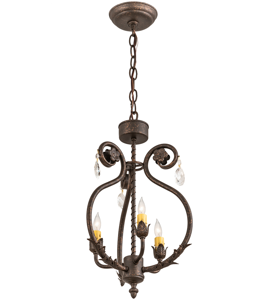 12&#34; Wide Antonia 3 Light Chandelier