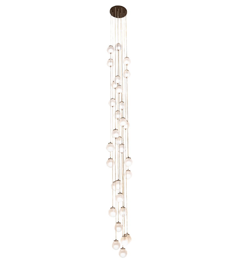 28&#34; Wide Bola 30 Light Cascading Pendant