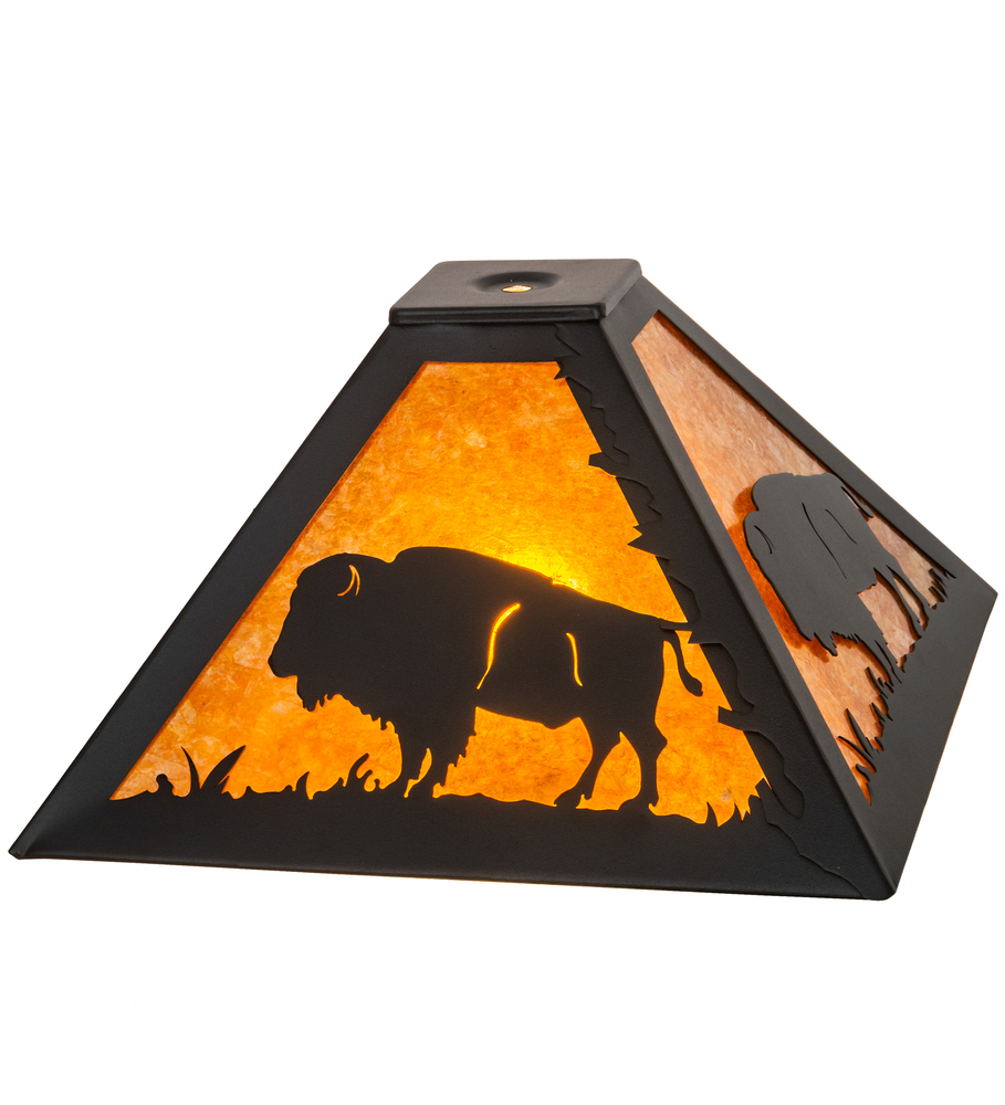 12&#34; Square Buffalo Shade