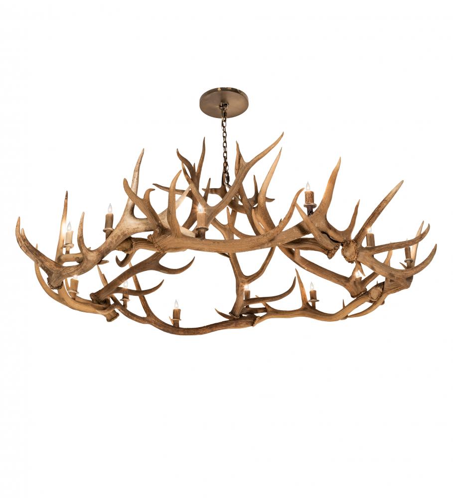 85&#34; Wide Antlers 12 Light Chandelier