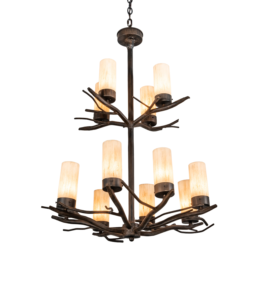 30&#34; Wide Winter Solstice 12 Light Chandelier