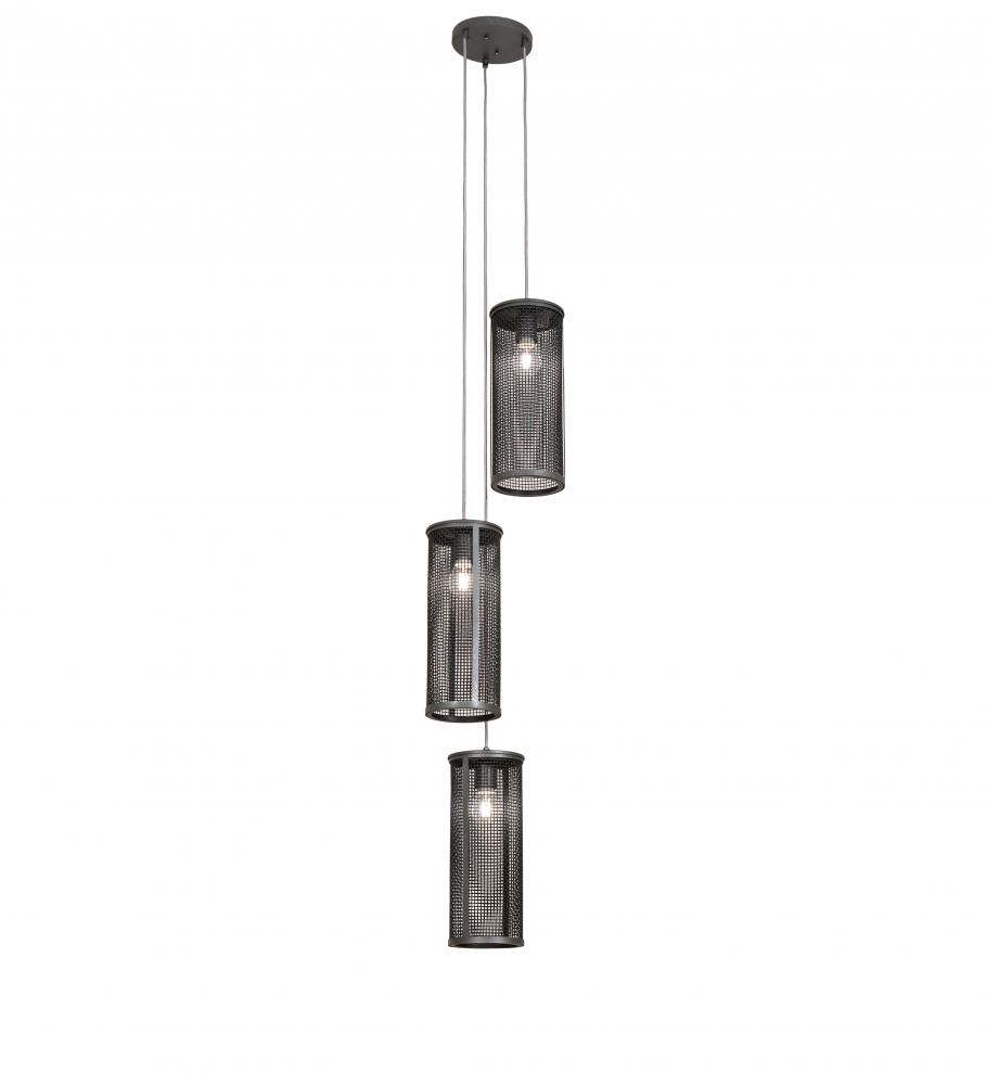 12&#34; Wide Cilindro Cage Cascading Pendant