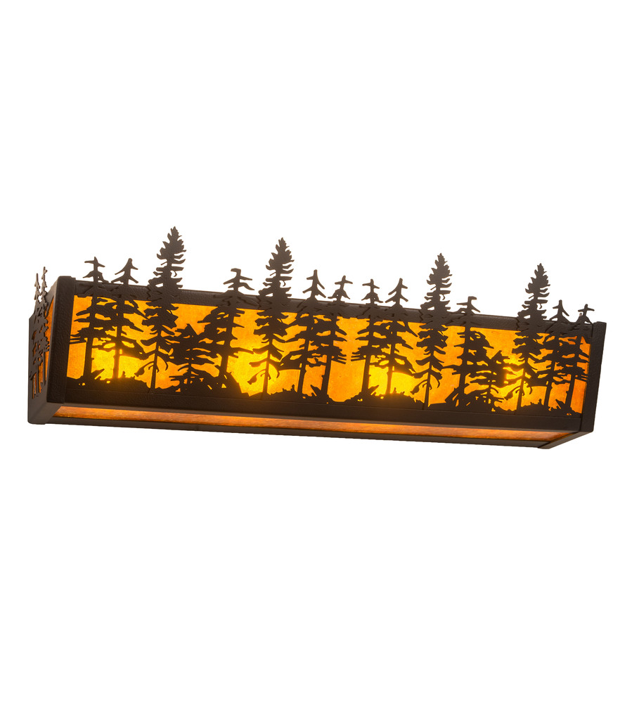 24&#34; Wide Tall Pines Vanity Light