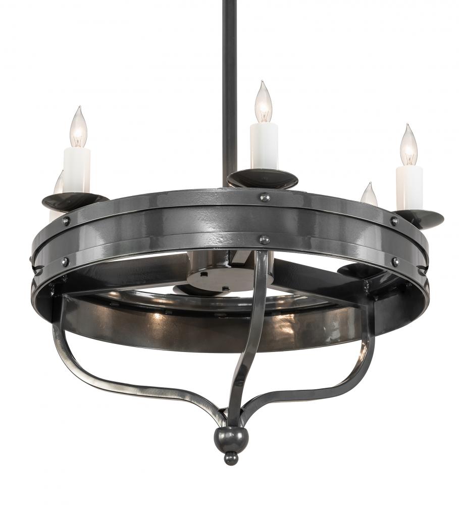 30&#34; Wide Parnella 6 Light Chandelier