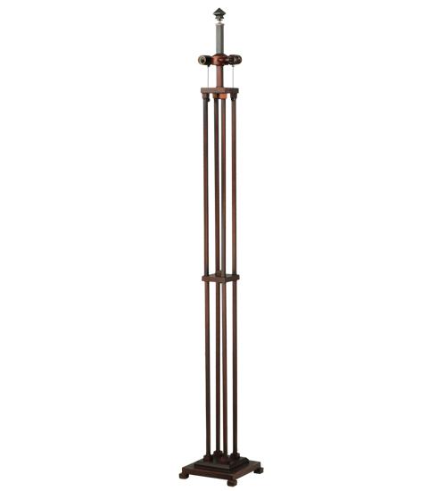 62.5&#34;H Mission 4 Column Floor Base