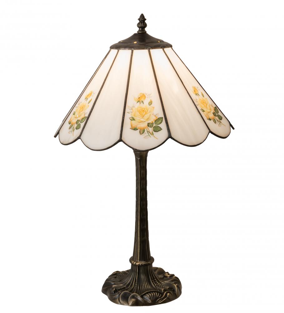 21&#34; High Roses Table Lamp