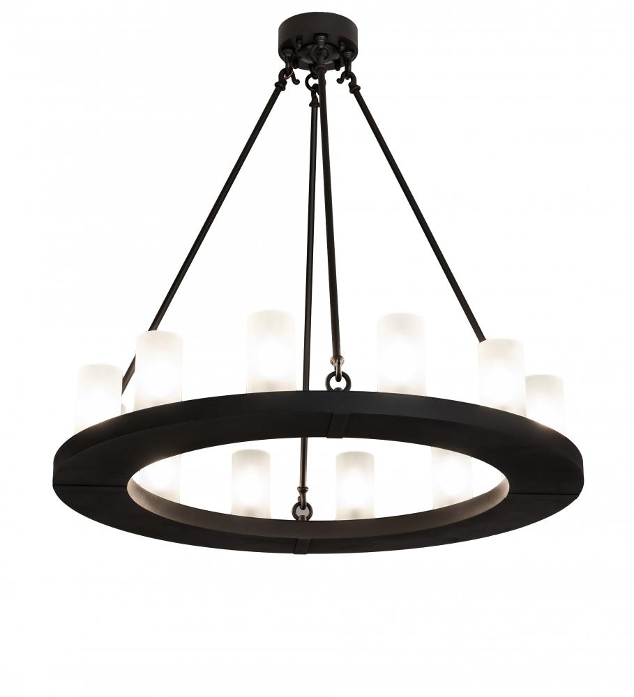 36&#34; Wide Loxley 12 Light Chandelier