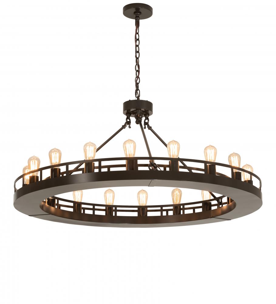 48&#34; Wide Barbury 18 Light Chandelier