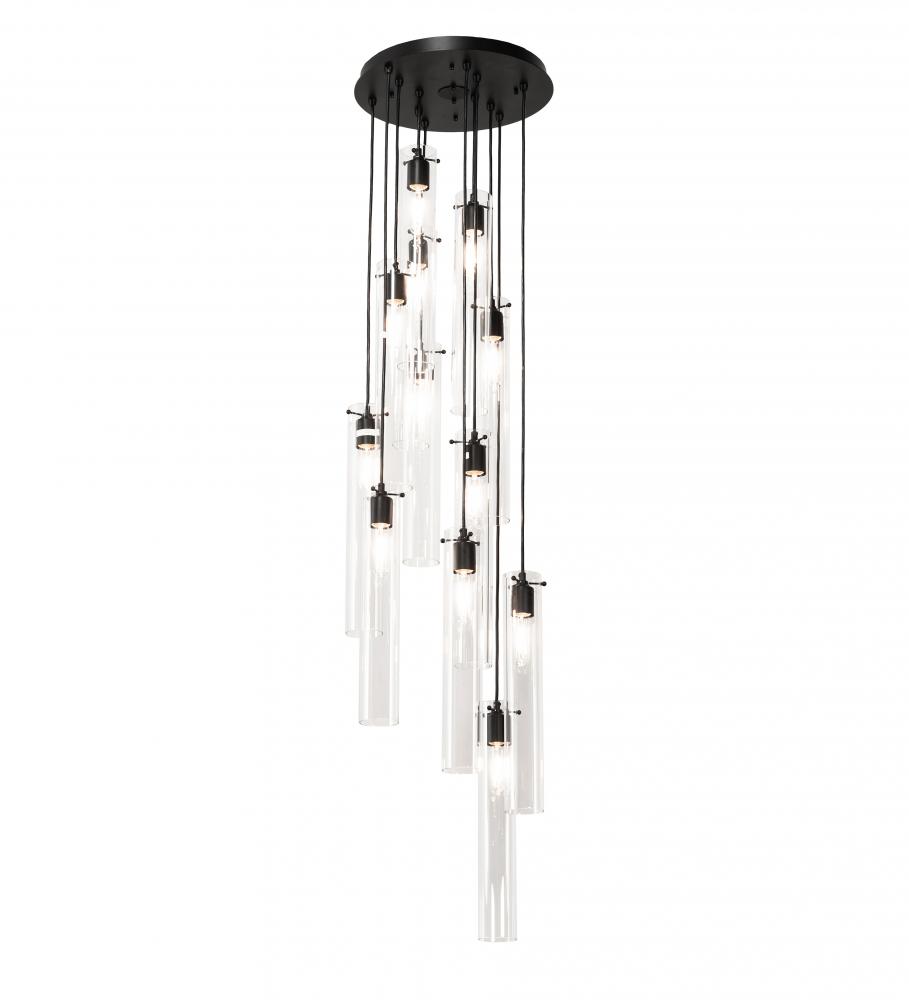 16&#34; Wide Cilindro 12 Light Cascading Pendant