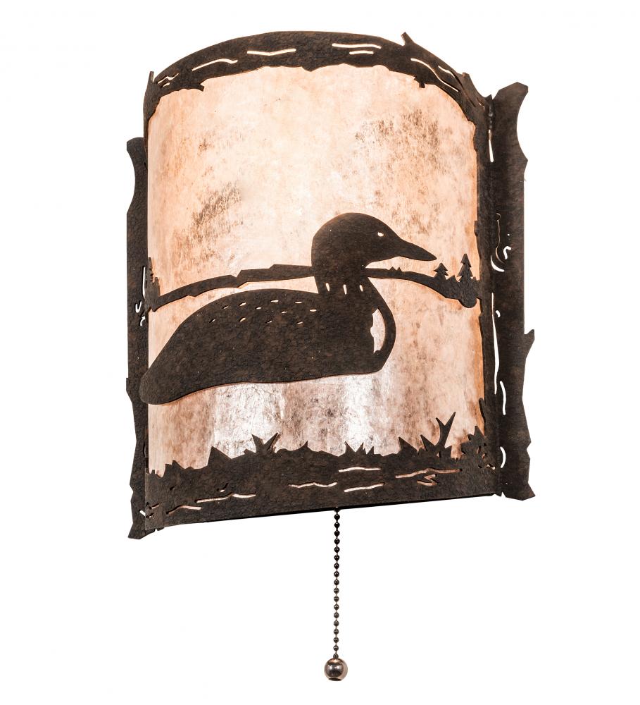 9&#34; Wide Loon Right Wall Sconce