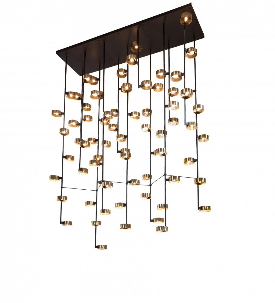 122&#34; Long Pux Cascading Chandelier