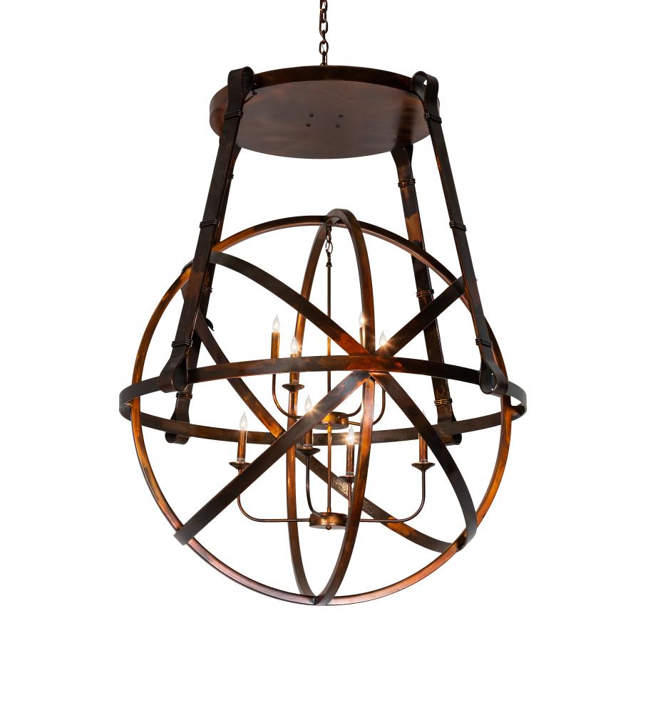 48&#34; Wide Gimbal Grinado Chandelier