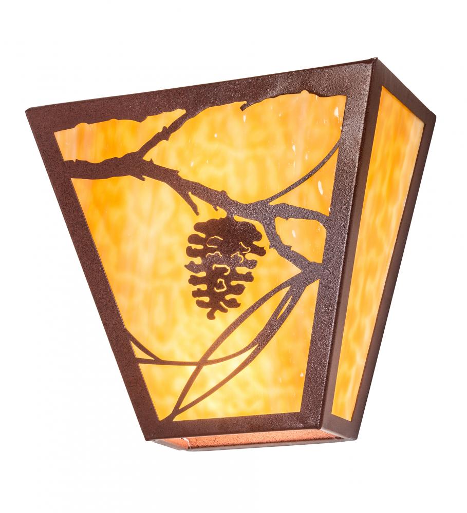 13&#34; Wide Whispering Pines Wall Sconce