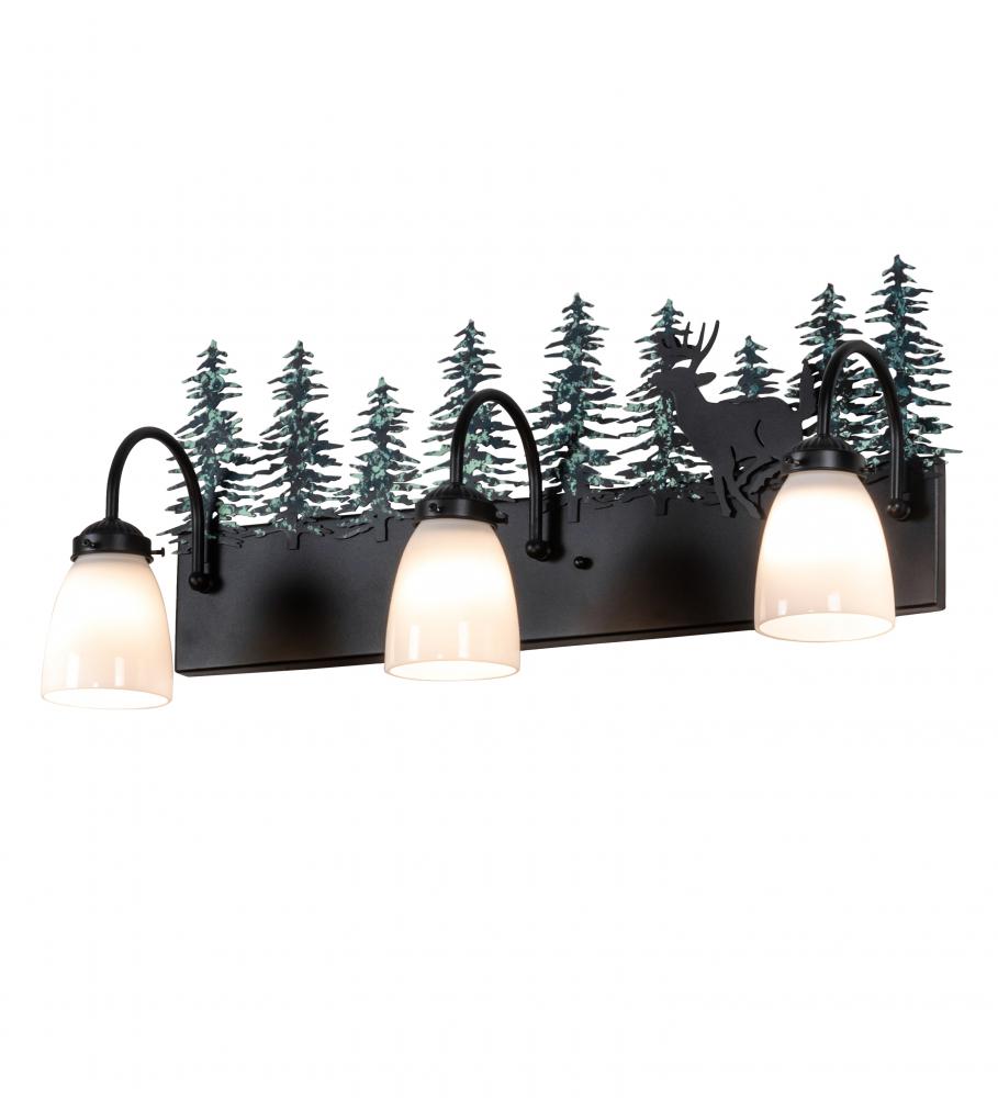 27&#34; Wide Deer 3 Light Vanity Light