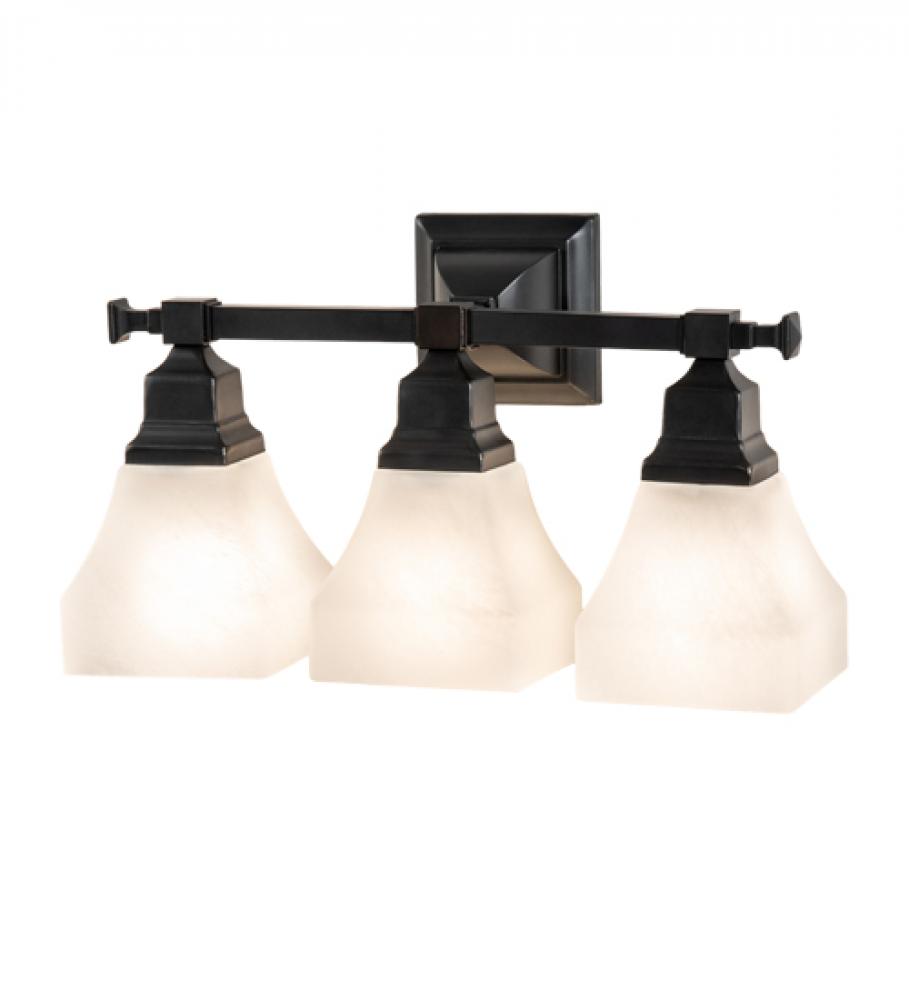 19&#34; Wide Bungalow 3 Light Wall Sconce