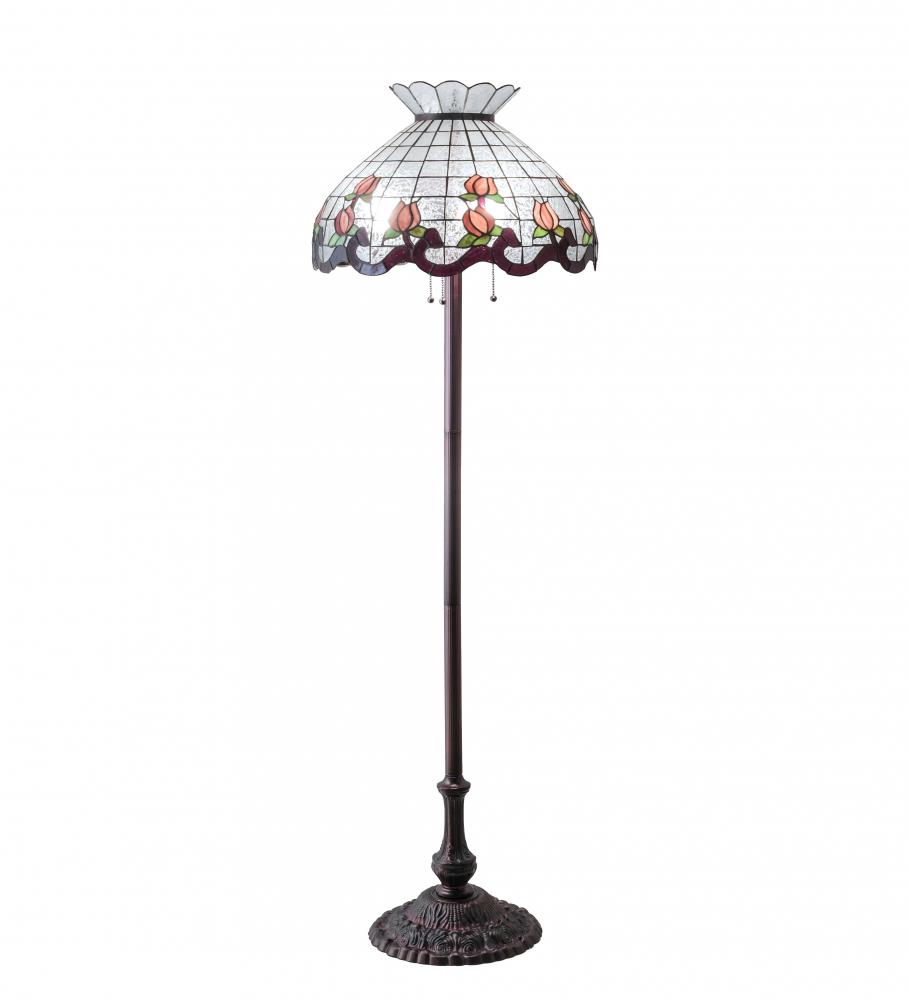 62&#34; High Roseborder Floor Lamp