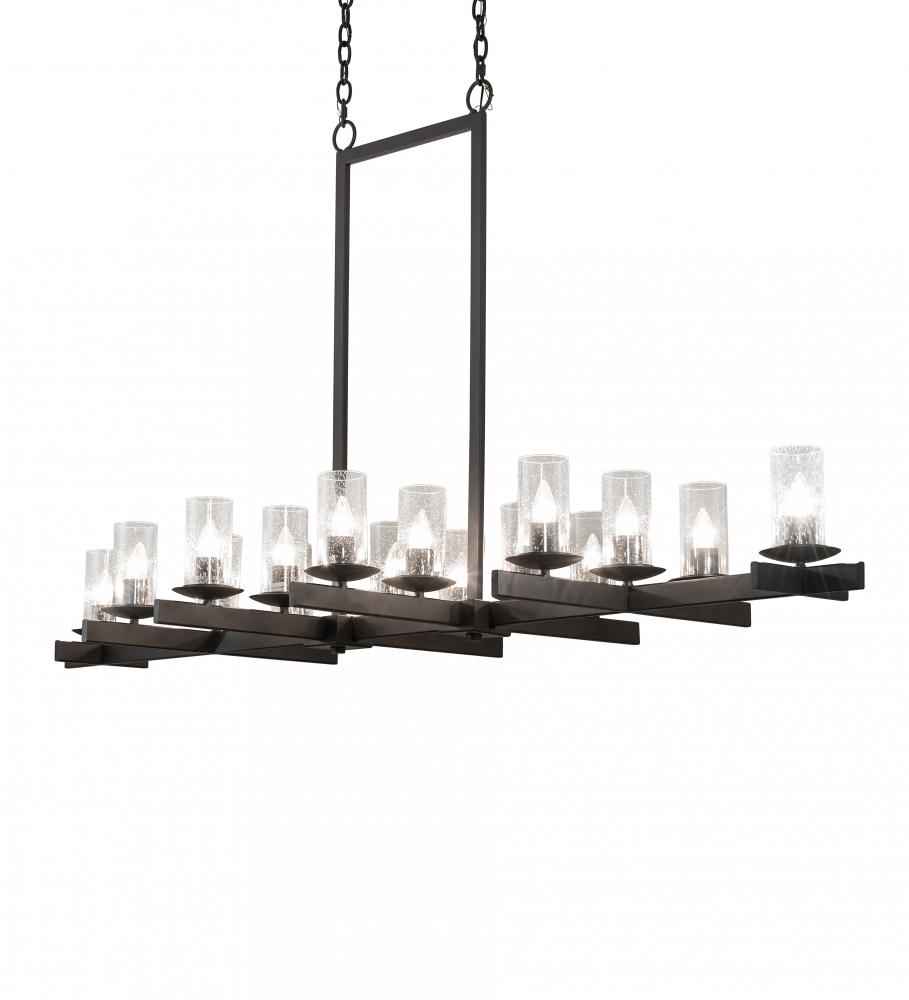 72&#34; Long Dante 16 Light Oblong Chandelier