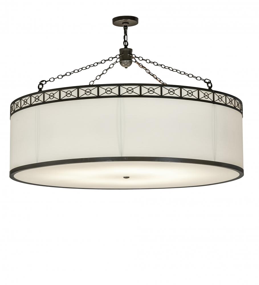 54&#34; Wide Cilindro Circle X Pendant