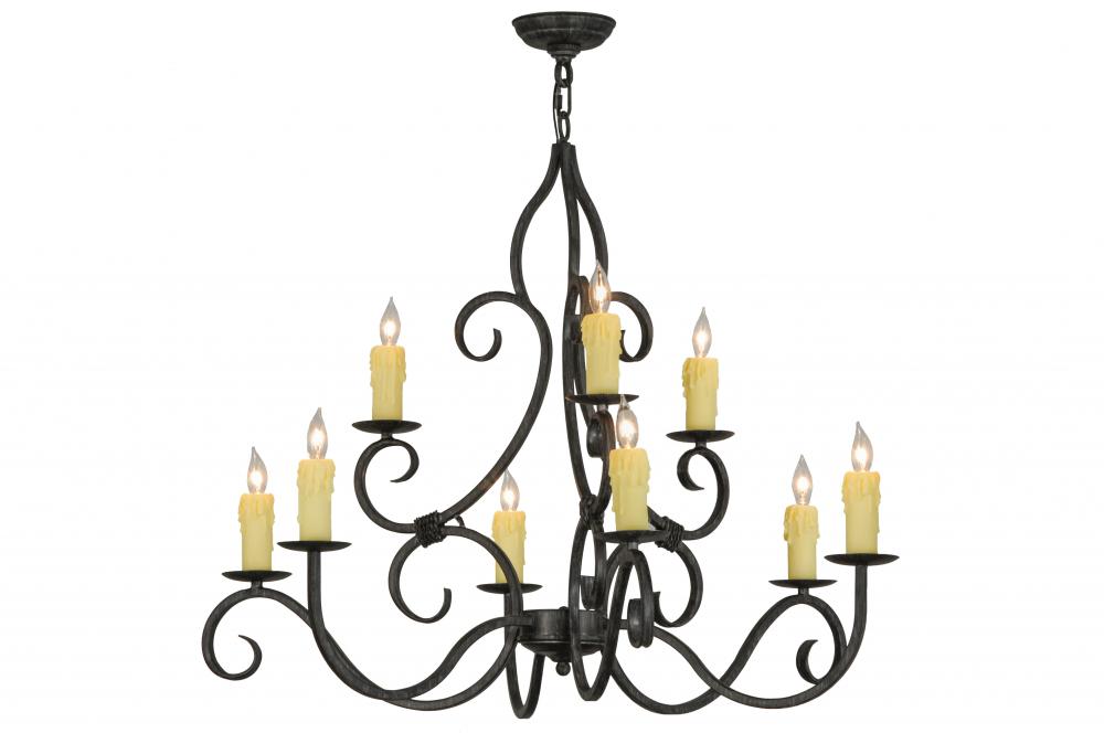 36&#34; Wide Clayton 9 Light Chandelier