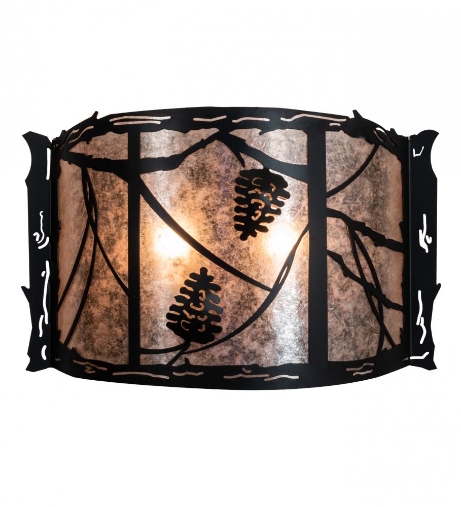 20&#34; Wide Whispering Pines Wall Sconce