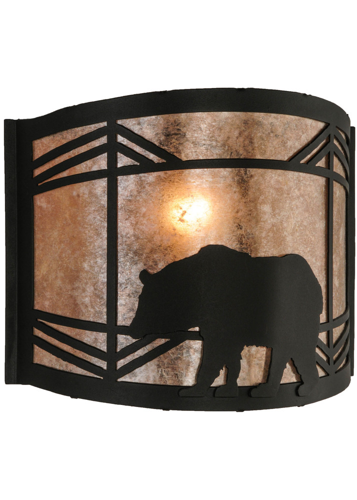 11.5&#34;W Lone Bear Wall Sconce