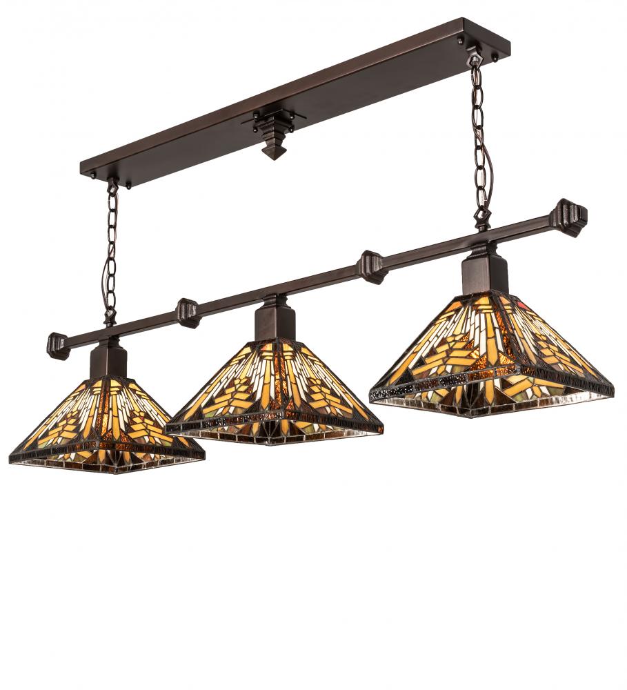 48&#34; Long Nuevo Mission 3 Light Island Pendant