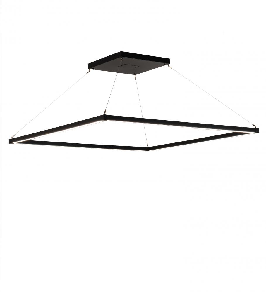 60&#34; Square Anillo Quadrato Pendant