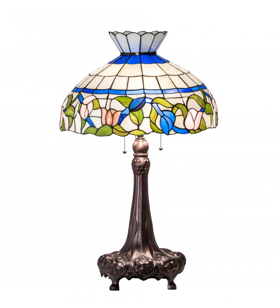 33&#34; High Rose Vine Table Lamp