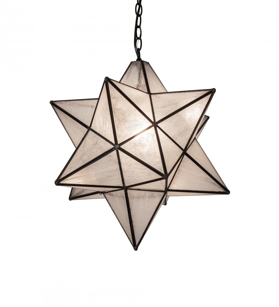 18&#34; Wide Moravian Star Pendant