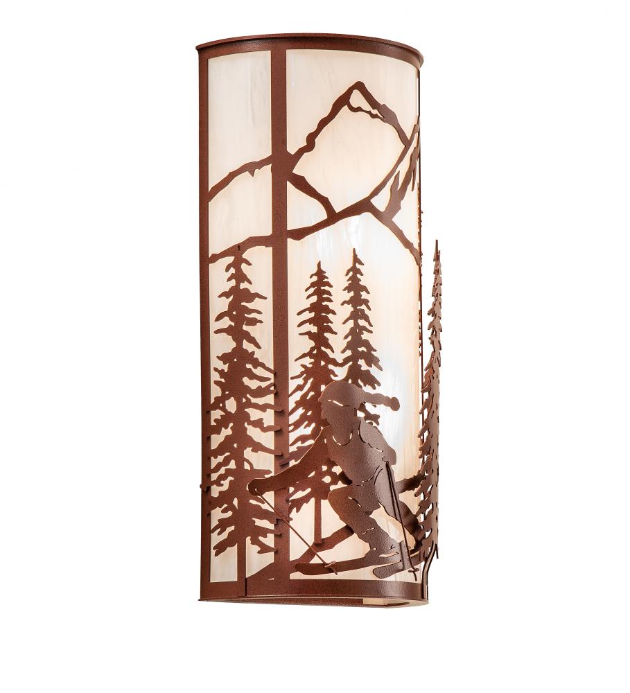 8&#34; Wide Alpine Wall Sconce