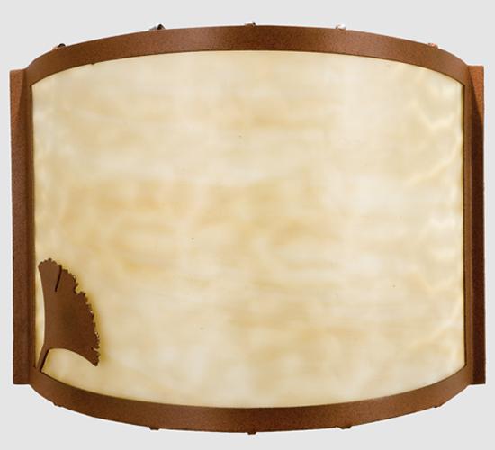 12&#34;W Ginkgo Wall Sconce