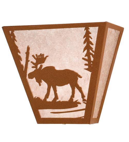 13&#34; Wide Moose Creek Wall Sconce