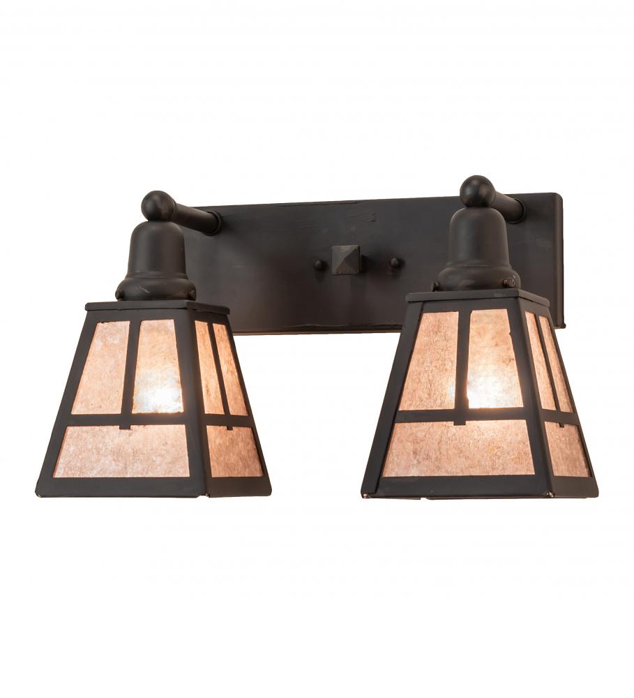 17&#34; Wide &#34;T&#34; Mission 2 Light Vanity Light