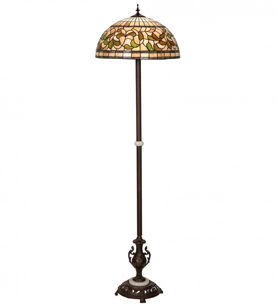 71&#34; High Tiffany Turning Leaf Floor Lamp